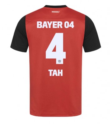 Bayer Leverkusen Jonathan Tah #4 Primera Equipación 2024-25 Manga Corta